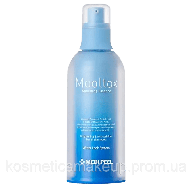Киснева аква-есенція для інтенсивного зволоження Medi Peel Aqua Mooltox Sparkling Essence