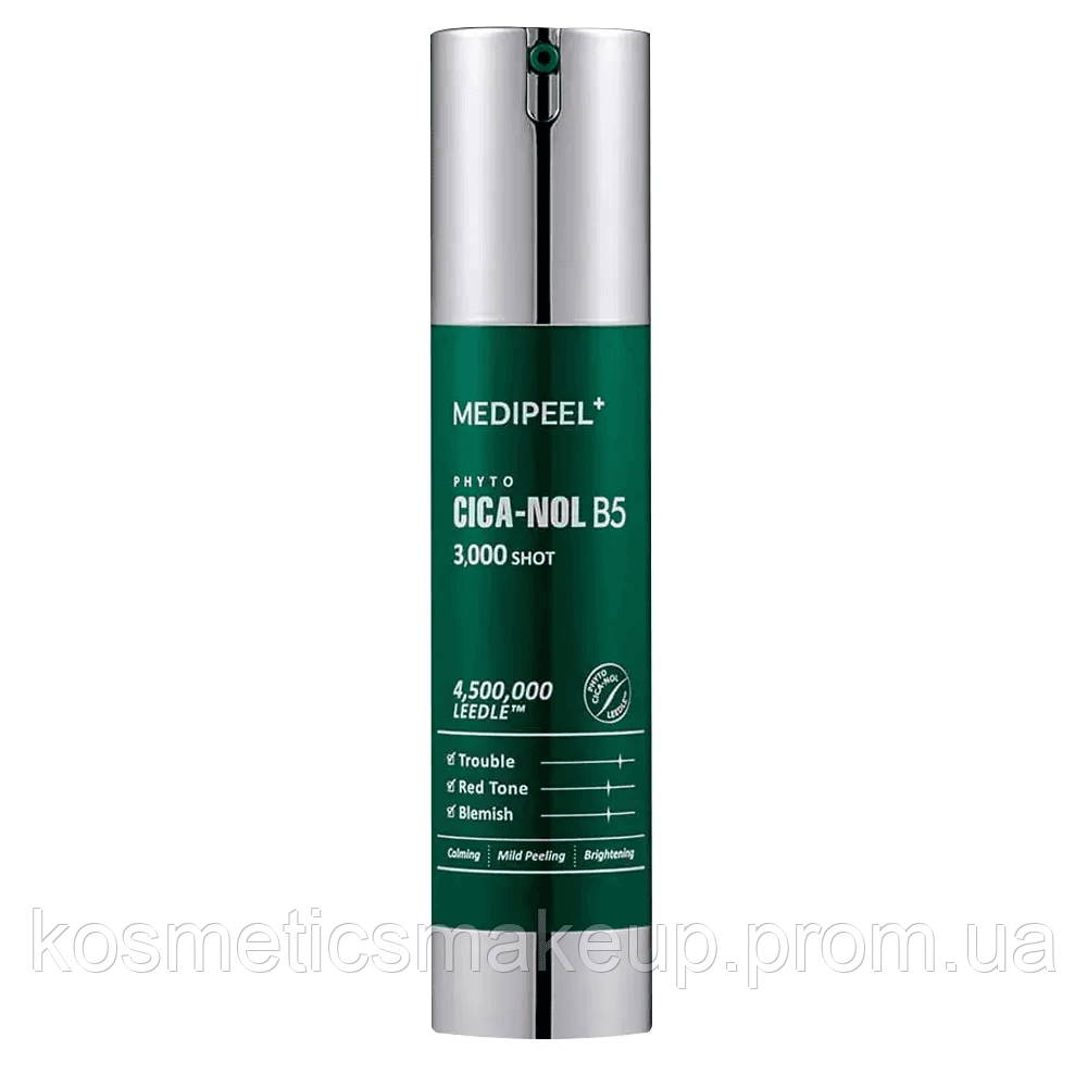М'яка пілінг-сироватка зі спікулами та центелою Medi-Peel Phyto Cica-Nol B5 3000 Shot Serum