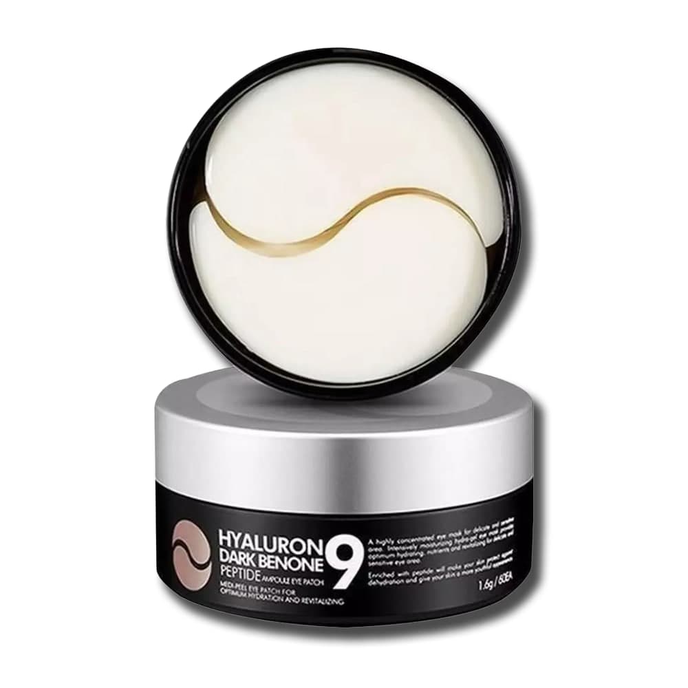 Освітлювальні патчі під очі з пептидами MEDI-PEEL Hyaluron Dark Benone Peptide 9 Ampoule Eye Patch