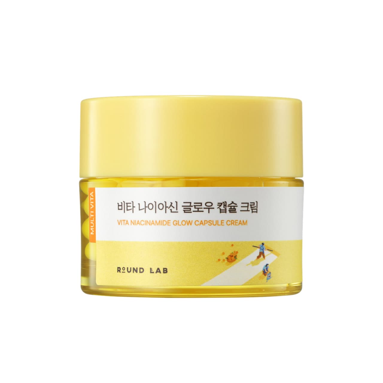 Освітлювальний крем з капсулами ROUND LAB Vita Niacinamide Glow Capsule Cream 50 ml