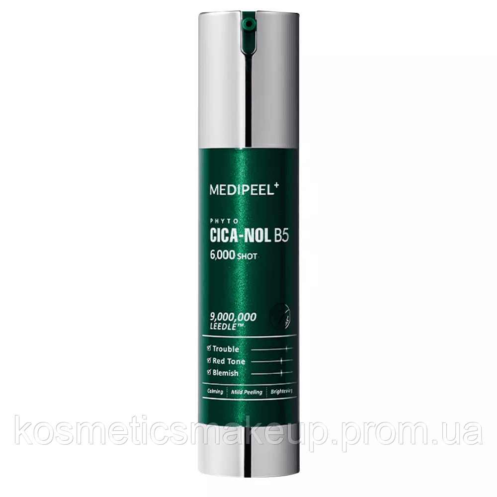 Пілінг-сироватка для обличчя зі спікулами та центелою MEDIPEEL Phyto Cica Nol B5 6000 Shot Serum