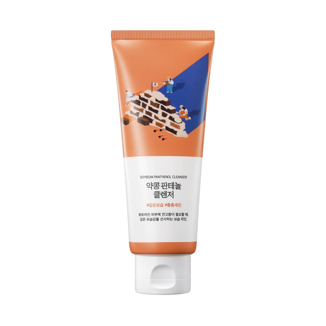Пінка для умивання з екстрактом соєвих бобів та пантенолом ROUND LAB Soybean Panthenol Cleanser 150 ml
