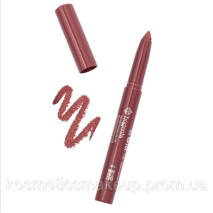 Помада-олівець Velvet Waterproof Matte Bogenia BG730 008
