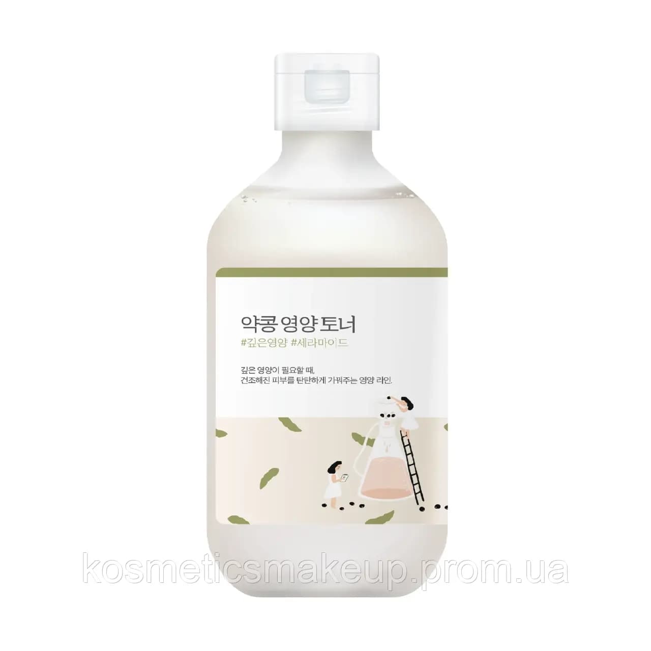 Поживний тонер з екстрактом чорних соєвих бобів ROUND LAB Soybean Nourishing Toner 300 ml