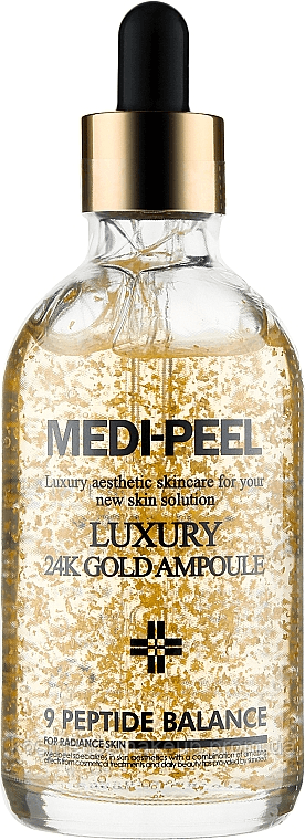 Сироватка із золотом 24К для еластичності шкіри Medi-Peel Luxury 24K Gold Ampoule 100 мл