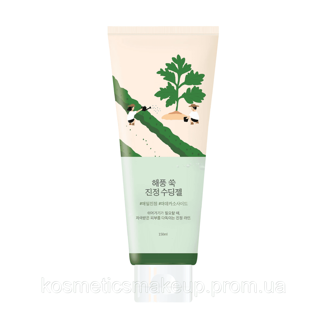 Заспокійливий гель з морським полином ROUND LAB Mugwort Calming Soothing Gel 150 ml