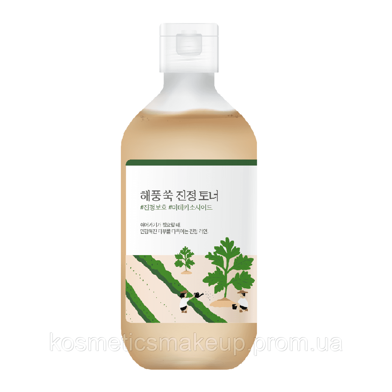 Заспокійливий тонер з морським полином ROUND LAB Mugwort Calming Toner 300 ml