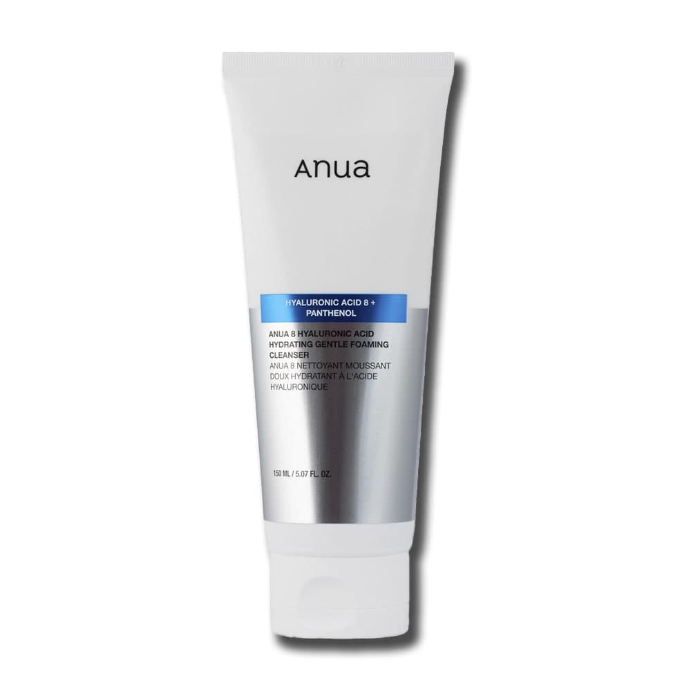Зволожувальна пінка для вмивання обличчя Anua 8 Hyaluronic Acid Hydrating Gentle Foaming Cleanser
